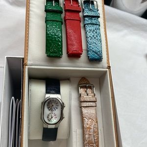 Philip Stein Watch (small) 4 extra bands